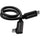 Kondor Blue USB C to USB C Cable for SSD Recording & Charging - 8K Data and Power Delivery (Right Angle) (12") (Raven Black)
