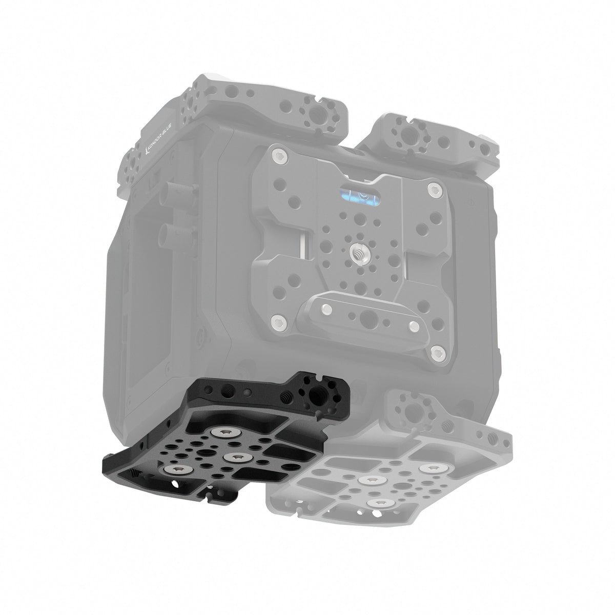 Système de cage Kondor Blue PYXIS (moitié inférieure plaque)(Corbeau Noir)