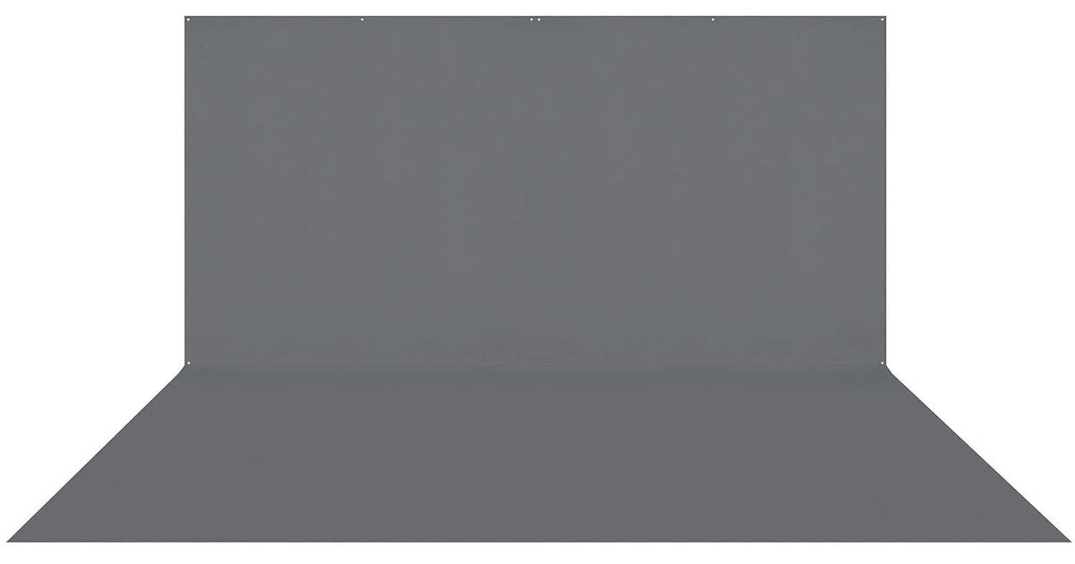 Westcott X-Drop Pro Wrinkle-Resistant Sweep Backdrop (Neutral Gray, 16 x 16')