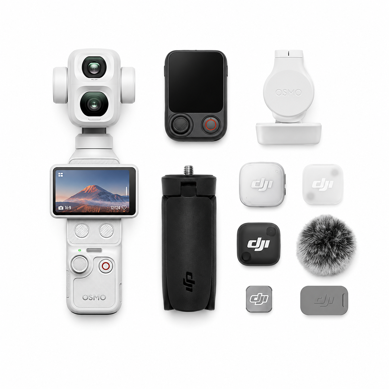 DJI Osmo Pocket 4P Vlog Combo (Pearl White)