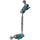 Kondor Blue Cine Magic Arm Pro 8 avec barre d'extension de 8" (gris sidéral)