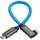Kondor Blue USB C to USB C Cable for SSD Recording & Charging - 8K Data and Power Delivery (Right Angle)(8.5")