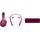 Sony MDR-EX750BT - Earphones with mic - in-ear - behind-the-neck mount - wireless - Bluetooth - NFC - bordeaux pink