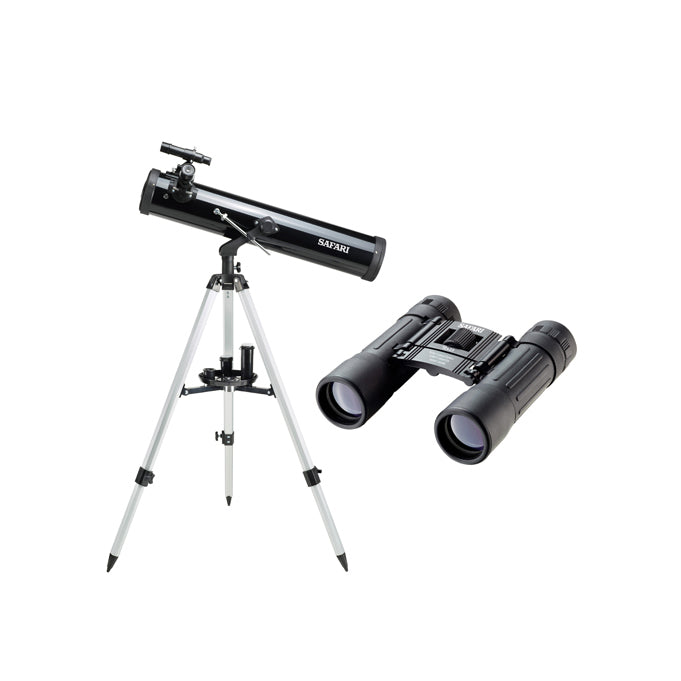 Safari Saf70076K 76 x 525 mm Télescope et kit binoculaire