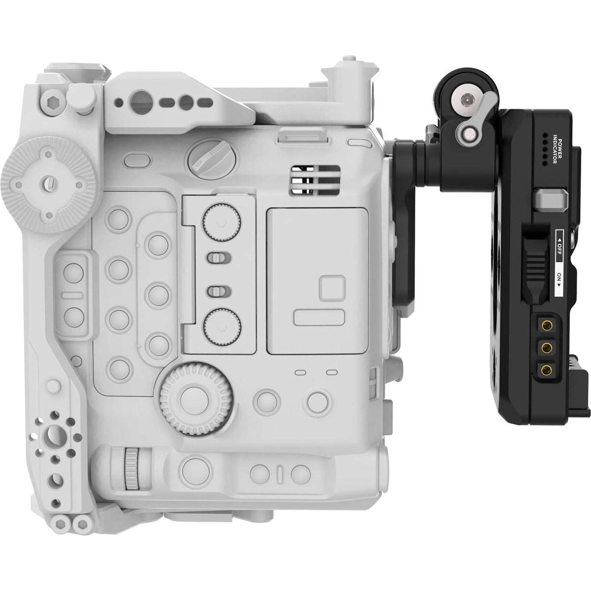 Cage Kondor Blue Canon C400 (batterie à montage en V) plaque Kit) (Corbeau Noir)