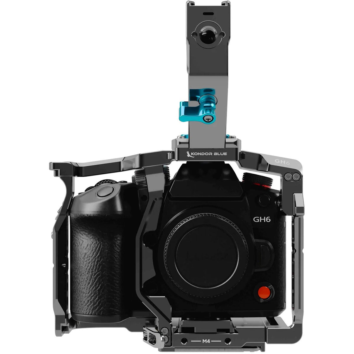 Kondor Blue Panasonic LUMIX GH7/GH6 Cage avec poignée supérieure (gris sidéral)