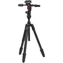 Manfrotto Befree GT PRO Aluminum Travel Tripod with 3-Way Pan/Tilt Head