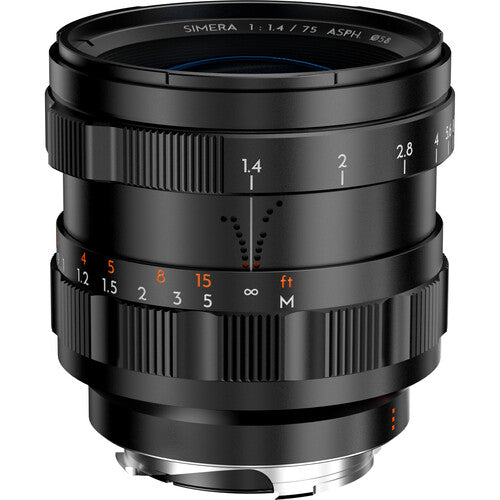 Thypoch simera 75 mm f / 1,4 asph Objectif (Leica M, Noir)