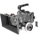 SHAPE Cage avec kit de poignée supérieure, boîte mate et suivre la focalisation pour le cinéma blackmagic caméra 6K, 6K Pro et 6K G2
