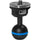 Rotule bleue Kondor vers rosace ARRI pour bras magiques (Raven Noir)
