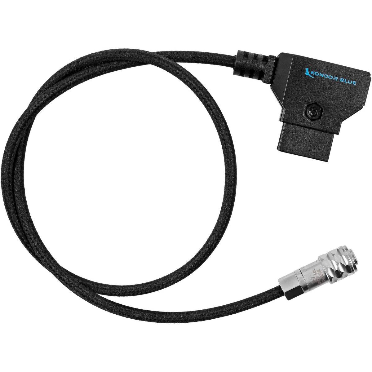 Câble d'alimentation Kondor Blue D-Tap vers BMPCC 4K/6K Pro pour Blackmagic (Raven Noir)(20")