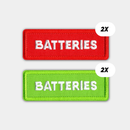 CRDBAG Battery Single Patches 4-pack