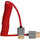 Kondor Blue Coiled Full HDMI Cable (12-24") (Cardinal Red)