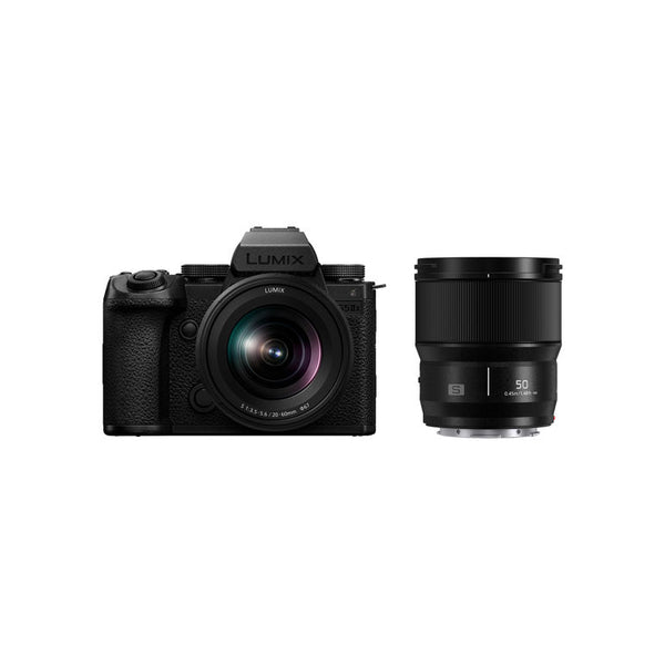 Panasonic Lumix S5 IIX Mirrorless Camera with 20-60mm + 50mm Lenses