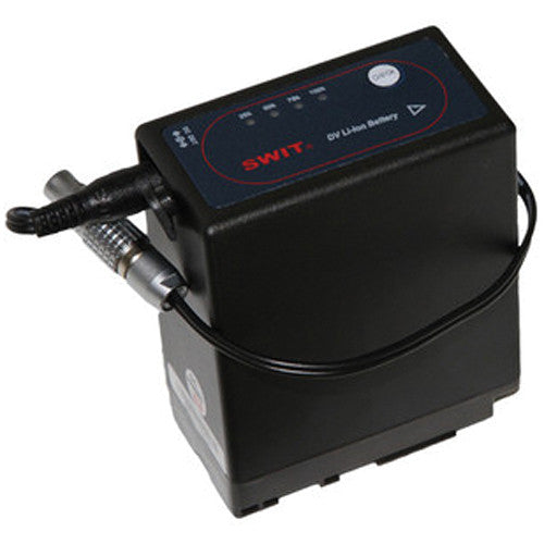 Teradek Sony NP-F970/F770 Battery Pack with 10" Barrel Adapter to 2-Pin Lemo Cable