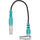 Teradek RT 4-Pin Straight to 4-Pin Right-Angle Motor Cable (8")