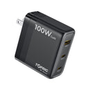 Accsoon Toprig 100W 4-Bay NP- F Fast Charger with US GaN Charger