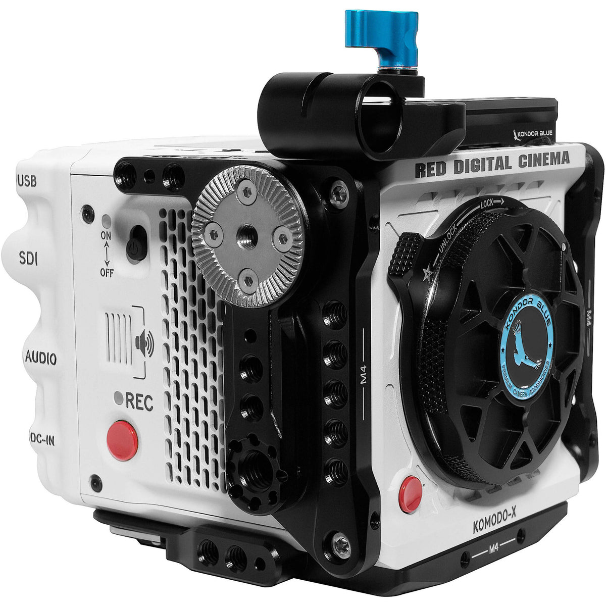 Kondor Blue RED Komodo X Cage (Cage uniquement) (Raven Noir)