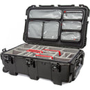 Nanuk 962 Waelled Hard Case avec diviseurs rembourrés et organisateur de couvercle (noir)