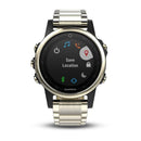 Garmin Fenix 5S Sapphire - Champagne with Metal Band