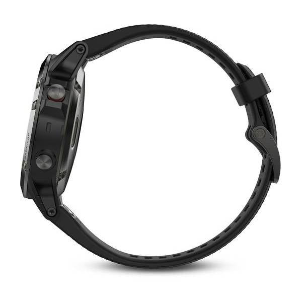Garmin Fenix ​​5 Watch GPS Training Multi-Sport (Slate Grey, Black Band)