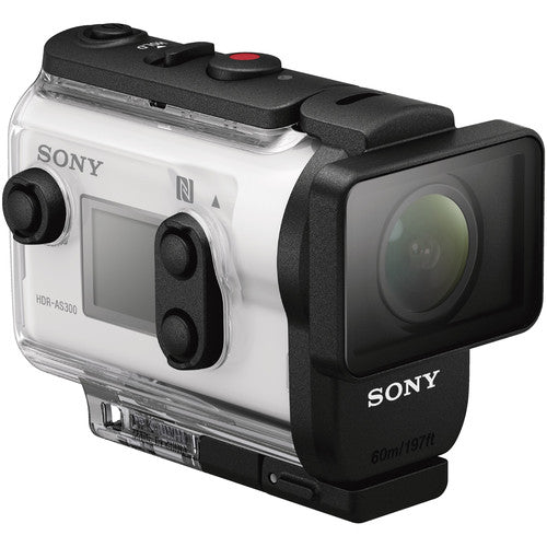 Sony Sony HDRAS/W Action Cam   Action camera   mountable   p /   fps   8. MP   Carl Zeiss   Wi Fi, NFC, Bluetooth   underwater up to  ft