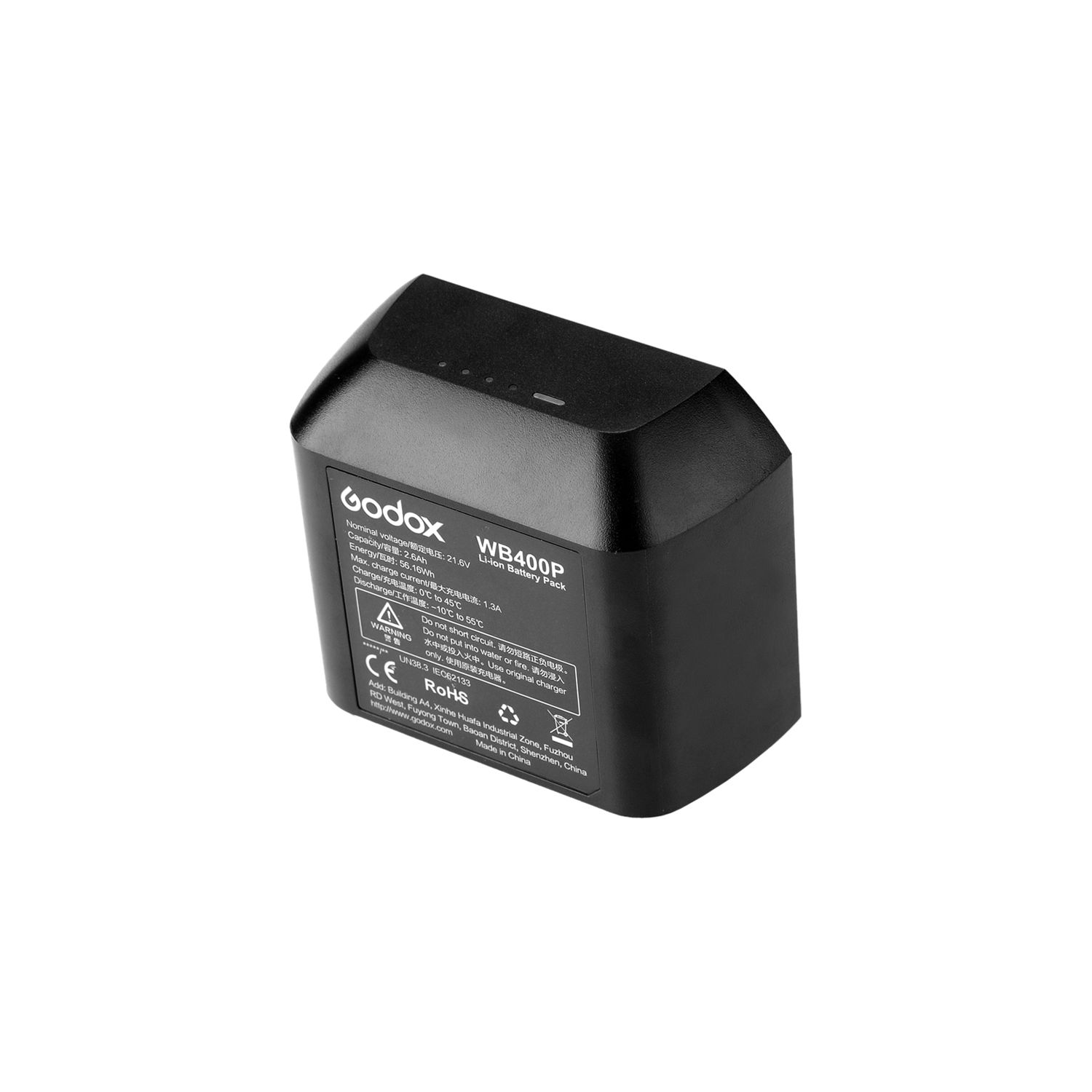Batterie Godox Li-ion pour la tête flash ad400pro