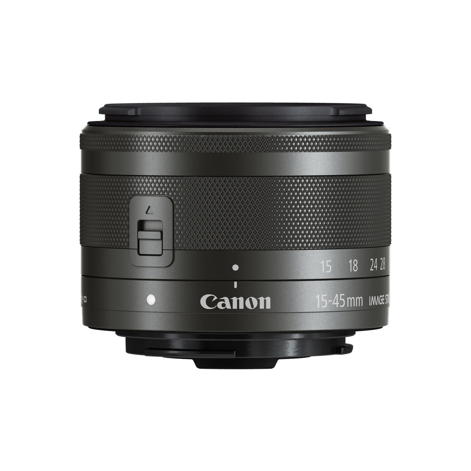 Canon EF-M 15-45 mm f / 3,5-6.3 est la lentille STM (graphite)