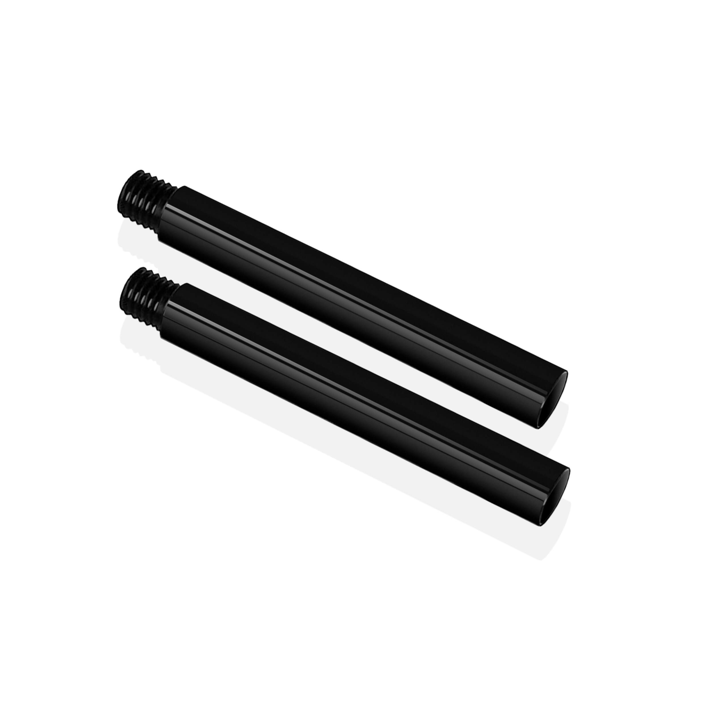 SHAPE 15mm Extension Rods (Pair, Black, 4")