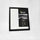 Wood Photo frame with mat - Black - 8x10