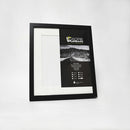 Cadre photo en bois avec tapis - noir - 8x10