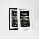 Cadre photo en bois - blanc - 8x12