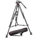 Manfrotto 546b trépied avec une tête 502a et un sac rembourré