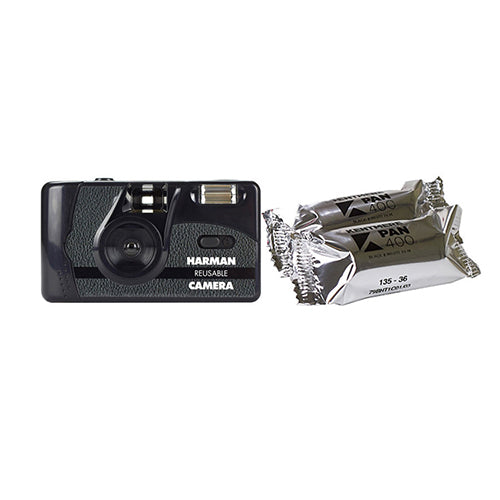 Ilford harman Reusable Camera With 2 x Kentmere Pan 400 films