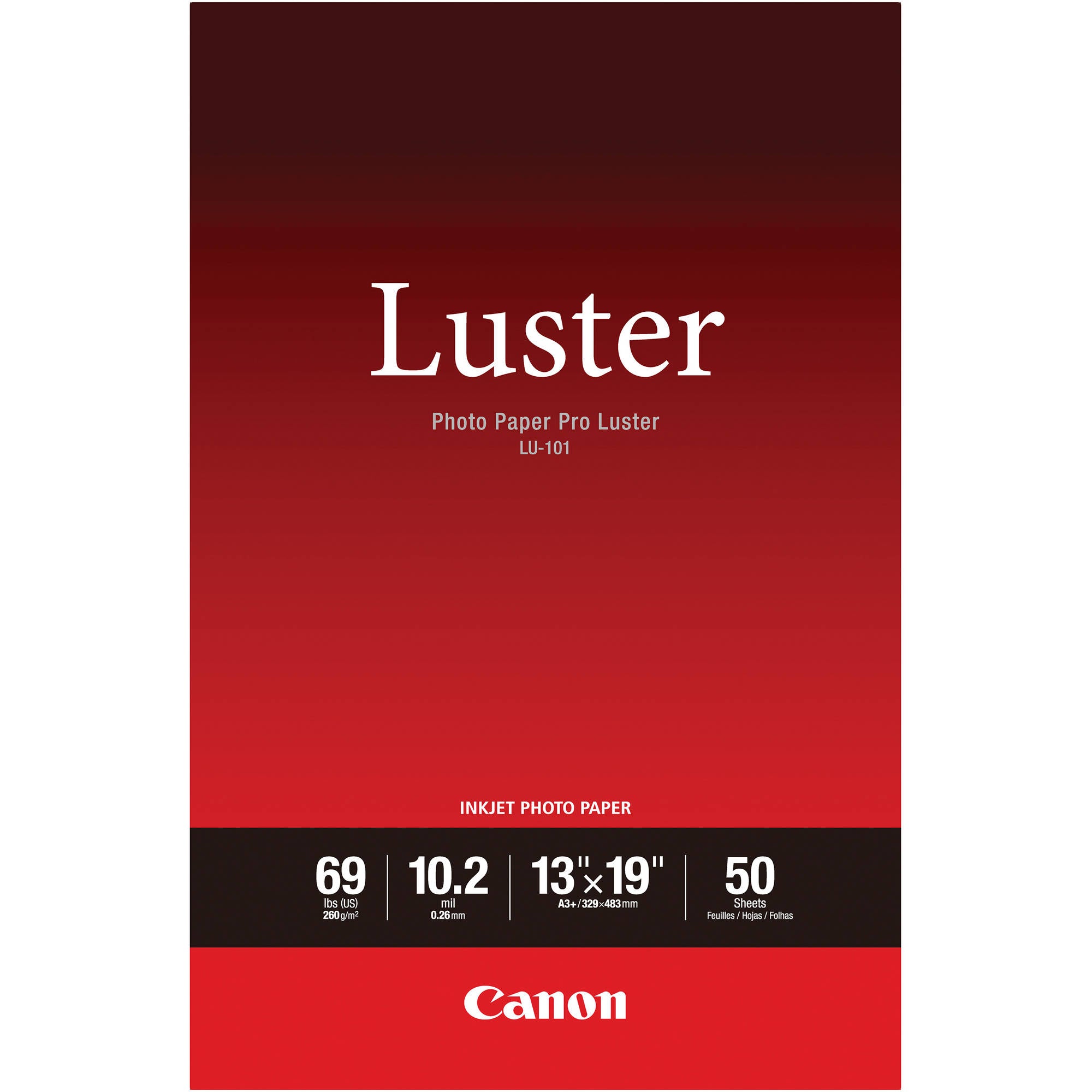 Canon Photo Paper Pro Luster (13 x 19 ", 50 feuilles)