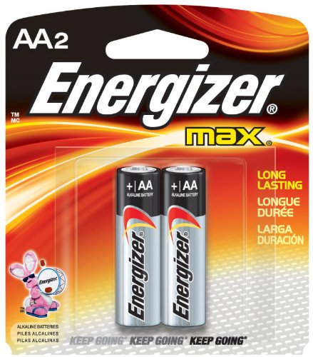 Energizer Energizer Alkaline Battery Size Aa Blister Pack 2