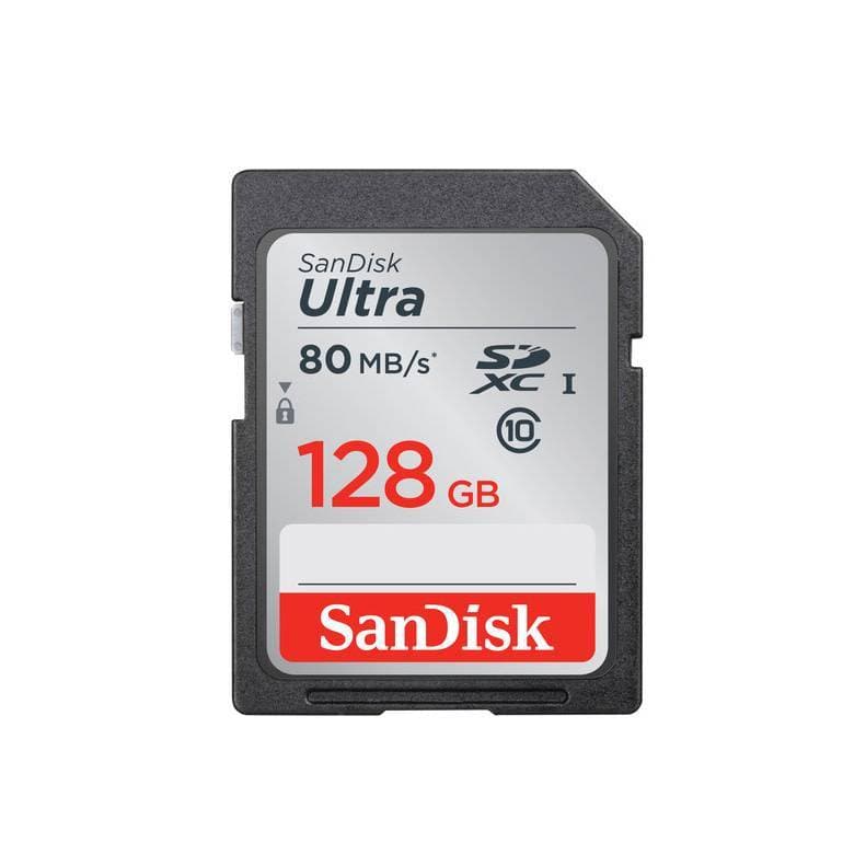 SanDisk 128GB Ultra UHS-I SDXC Memory Card - Class 10