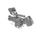 SHAPE Câble coaxial BNC mâle à BNC mâle 12G-SDI 4K avec connecteurs à angle droit (24 ")