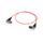 SHAPE Skinny 90° BNC Cable (Red, 24")