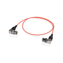 SHAPE Skinny 90° BNC Cable (Red, 24")