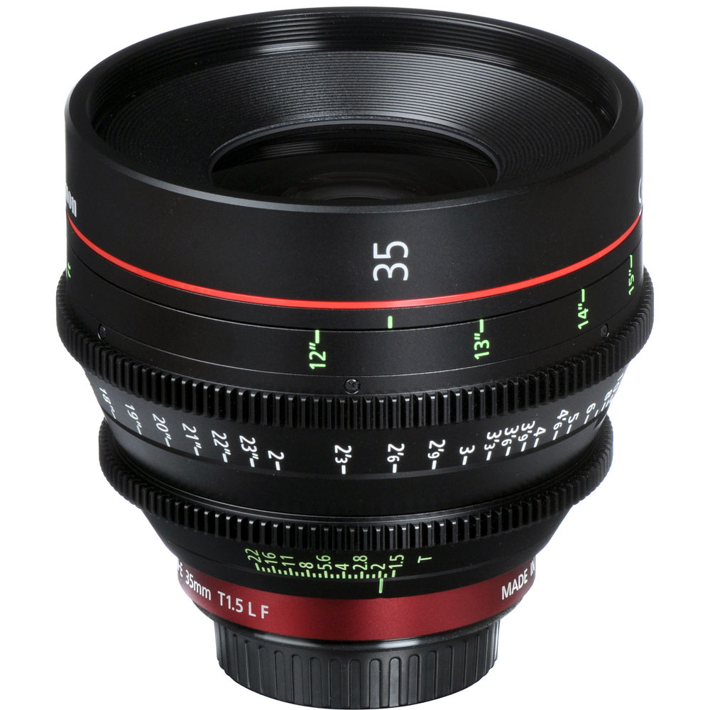 Canon CN-E 35 mm T1.5 L F Cinema Prime Lens (Mont EF)
