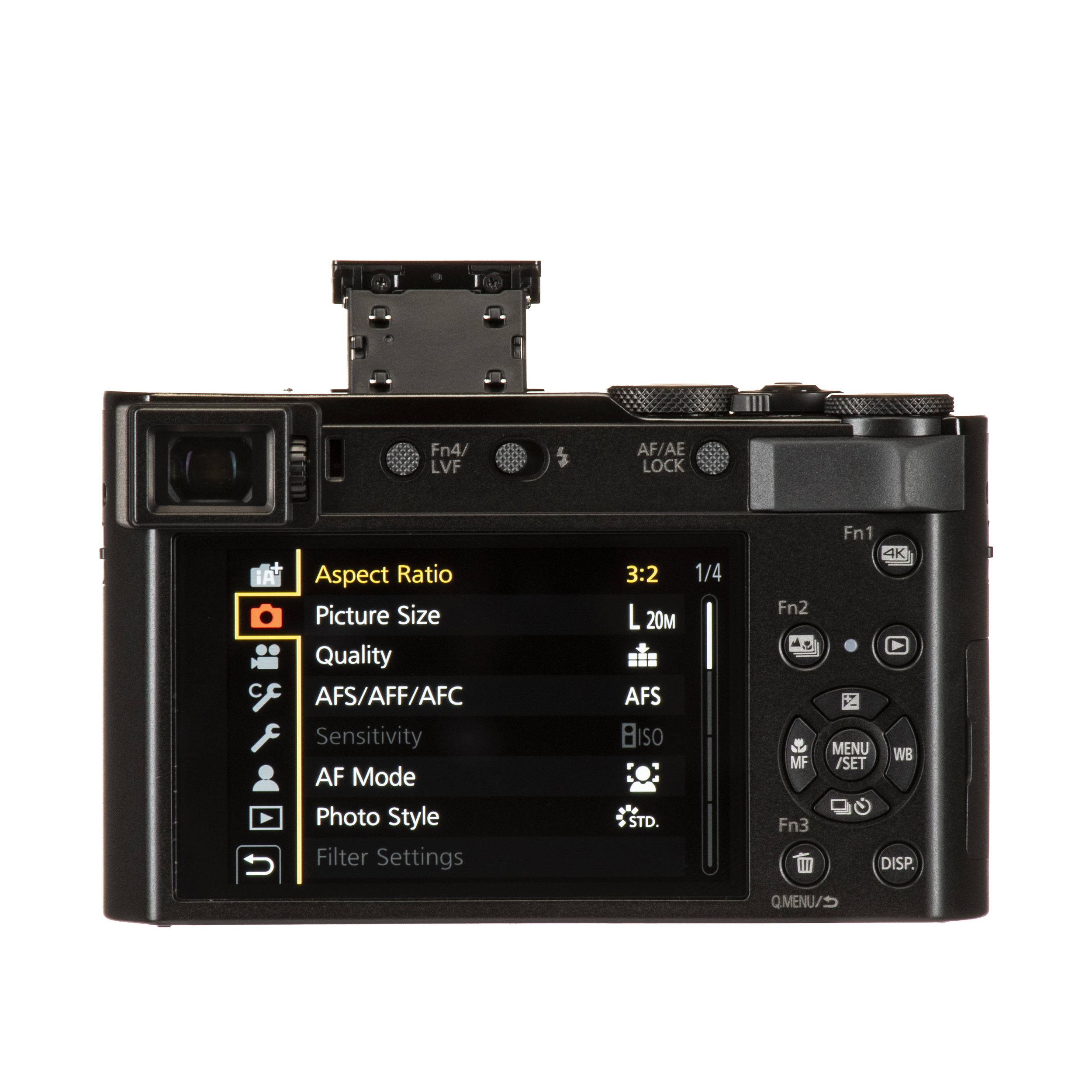 Panasonic Lumix DC-ZS200D Digital Camera - Black