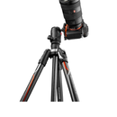 Befree GT Carbon Fiber 4-Section Kit Black W/ Twist Locks & Mh496-Bh Ball Head for Sony A7/A9 Cameras