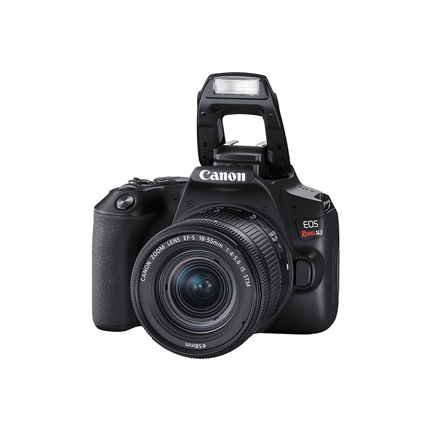 Canon 3453C002 EOS Rebel SL3 DSLR Camera avec objectif 18-55 mm - Black - Boîte ouverte