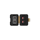 PolarPro XQD Edition Slate Memory Card Case, Stores 4 XQD Cards, 4 SD Cards and 4 MicroSD Cards (Black)