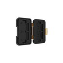 PolarPro XQD Edition Slate Memory Card Case, Stores 4 XQD Cards, 4 SD Cards and 4 MicroSD Cards (Black)