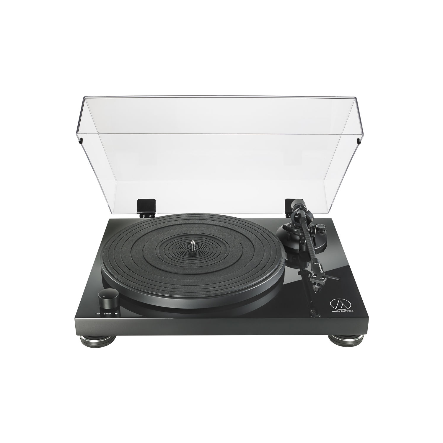 Audio-Technica Consumer AT-LPW50PB Fully Manual Two-Speed Stereo Turntable