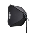 Godox S2 Speedlite Bracket with Softbox, Grid & Carrying Bag Kit (23.6 x 23.6")