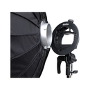 Godox S2 Speedlite Bracket with Softbox, Grid & Carrying Bag Kit (23.6 x 23.6")