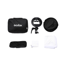 Godox S2 Speedlite Bracket with Softbox, Grid & Carrying Bag Kit (23.6 x 23.6")
